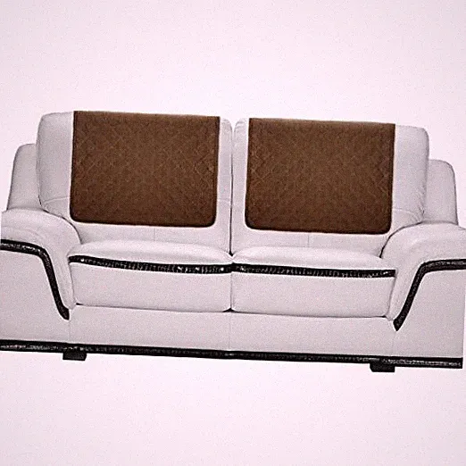 2 Pcs Headrest Cover for Recliner Chair Sofa Headrest Cover Head Chocolate