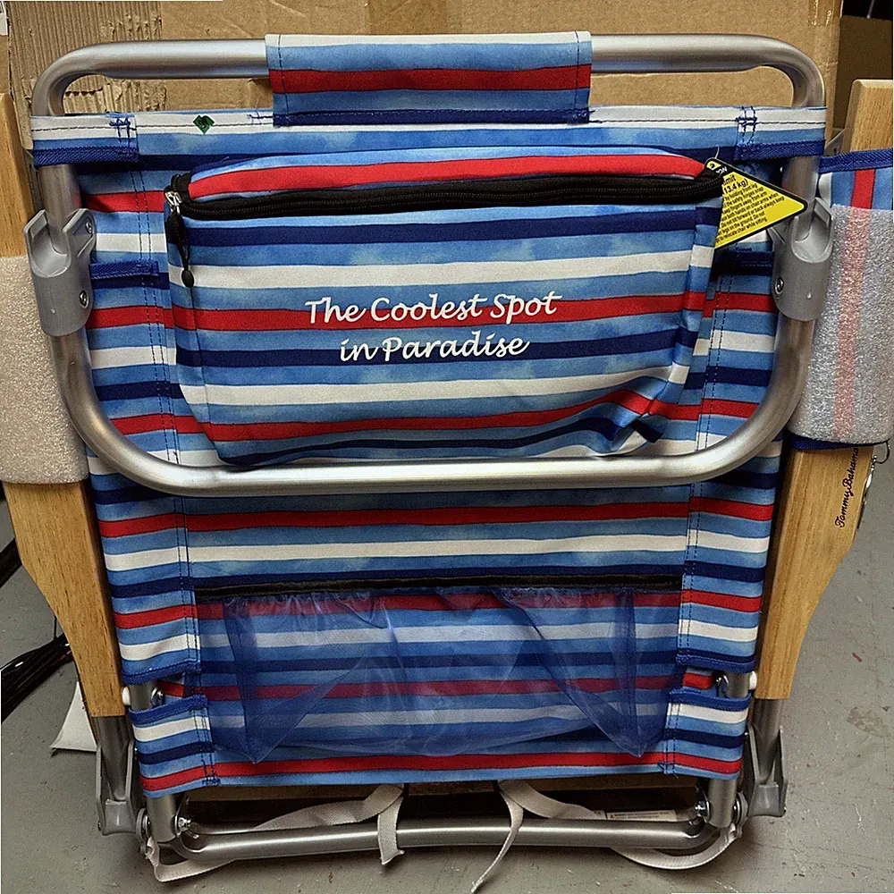 Tommy Bahama Classic Lay Flat Folding Beach Chair