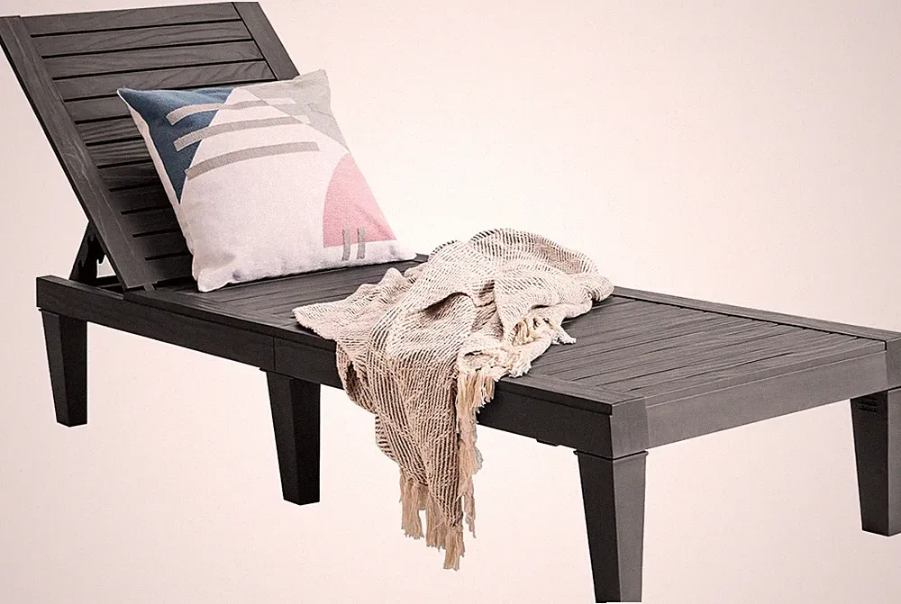 Weatherproof Adjustable Outdoor Chaise Lounge Chair - Rust-Resistant Comfort